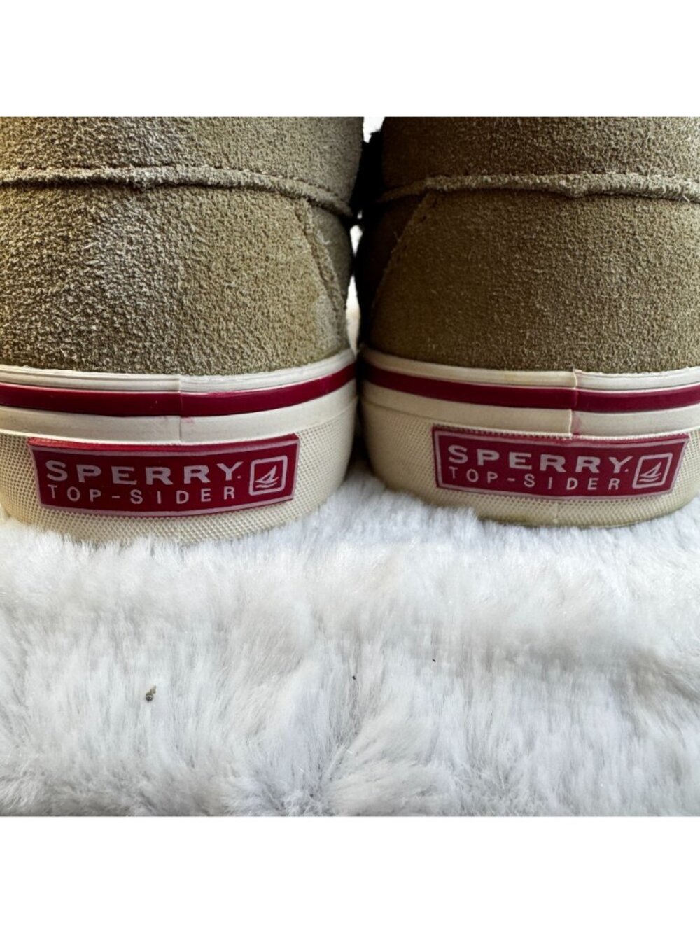 Womens Sperry Top-Sider Betty Fleece Boots Suede Moccasin Chukka Boat Shoe - Picture 5 of 10